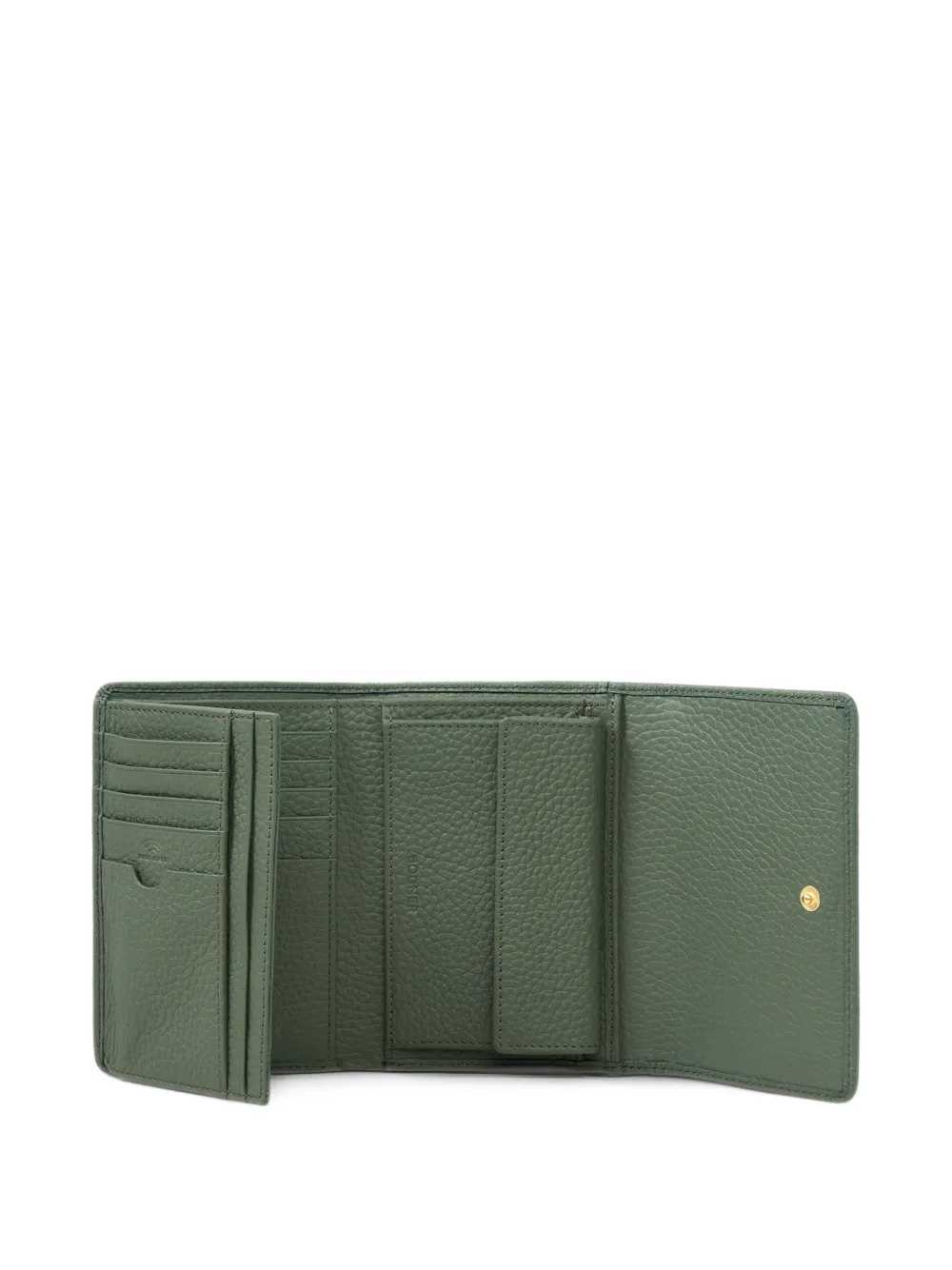 BOGNER Bozen Nena pebbled leather wallet Groen