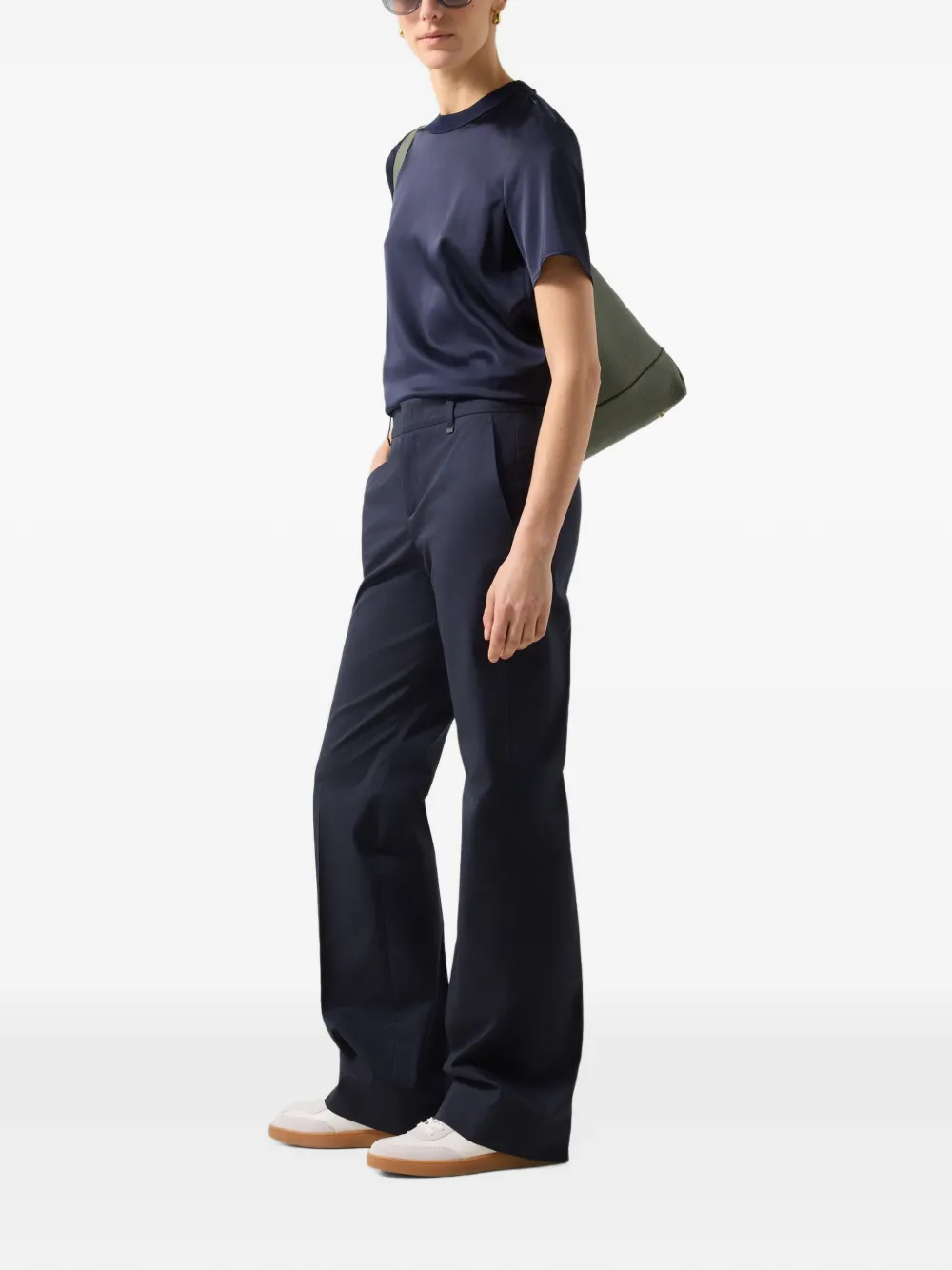 BOGNER Jody gabardine trousers Blauw
