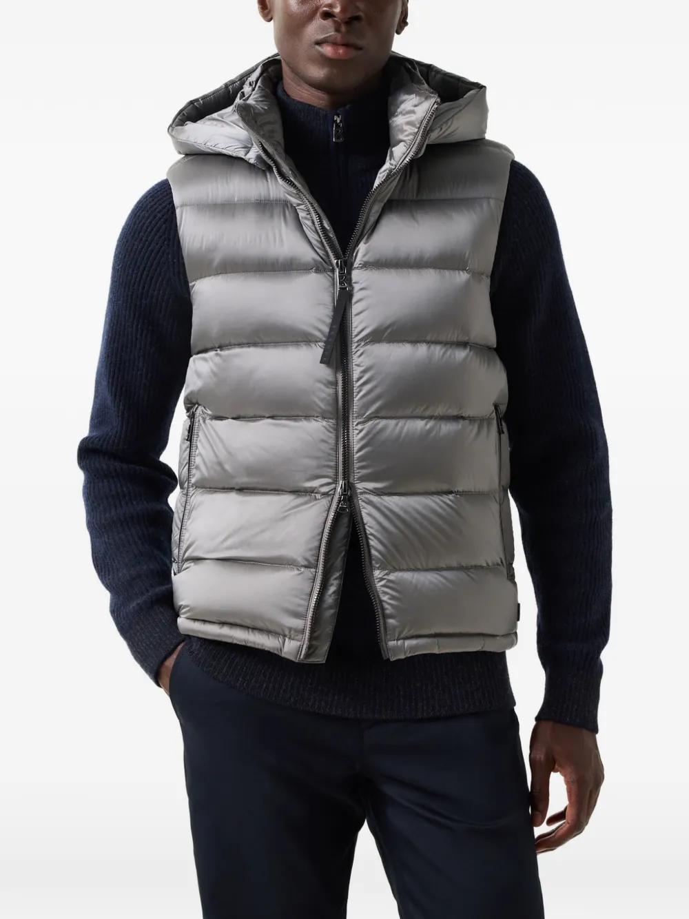BOGNER Holger quilted gilet - Grau