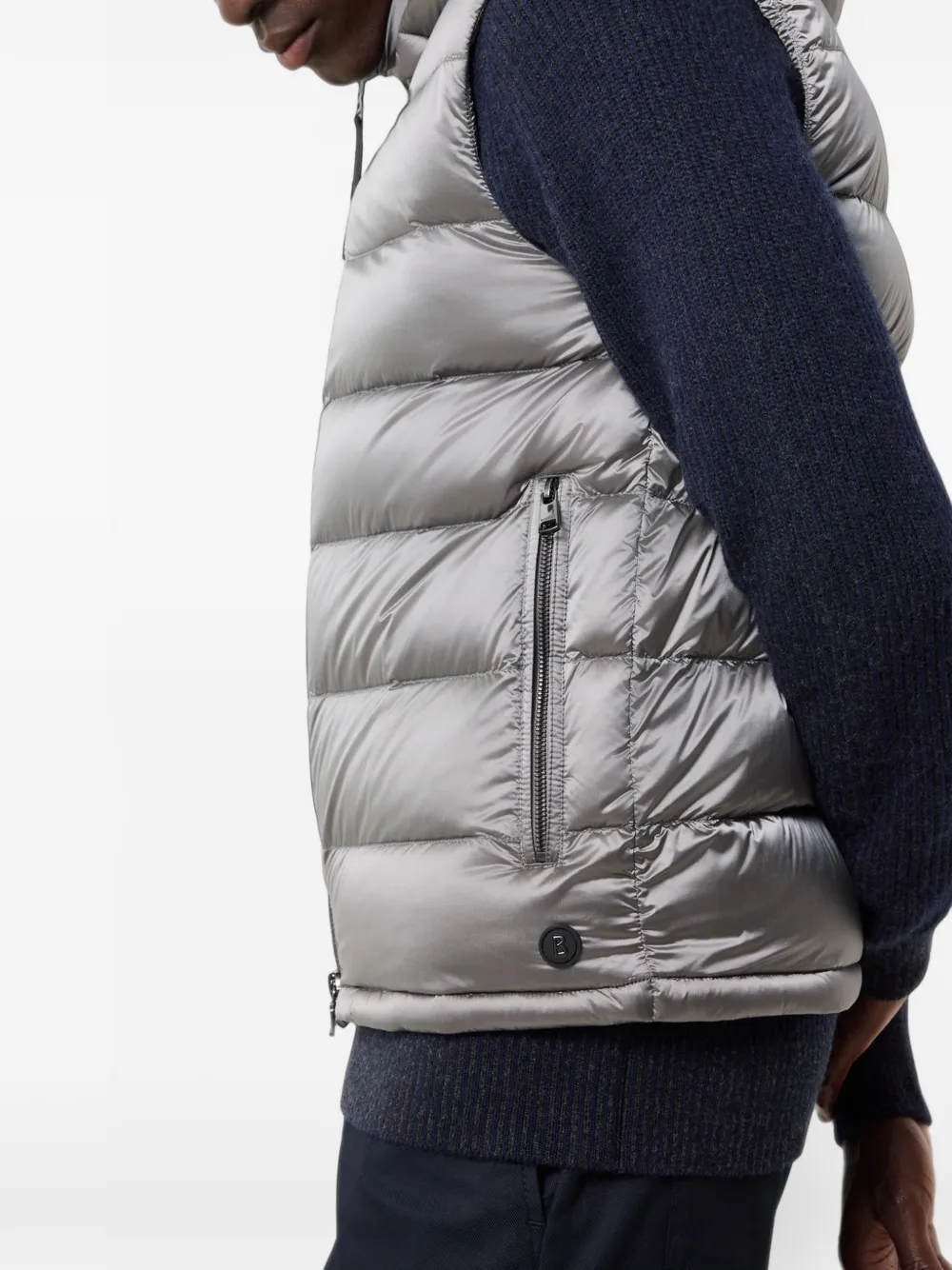 BOGNER Holger quilted gilet Grijs