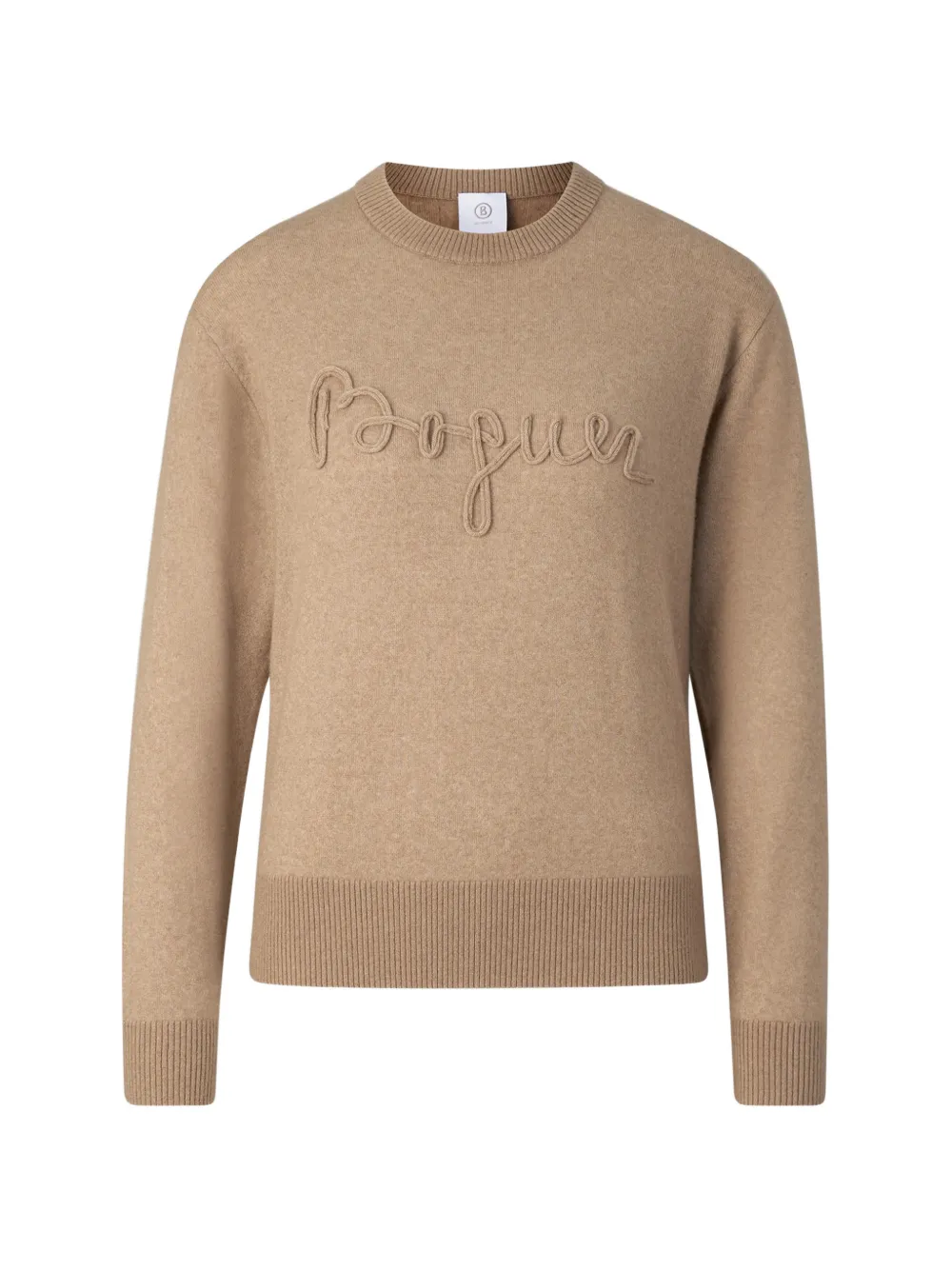 BOGNER Tatjana logo-embroidered sweater Beige