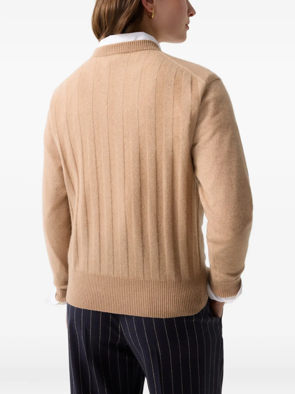 BOGNER Tatjana logo-embroidered sweater Beige