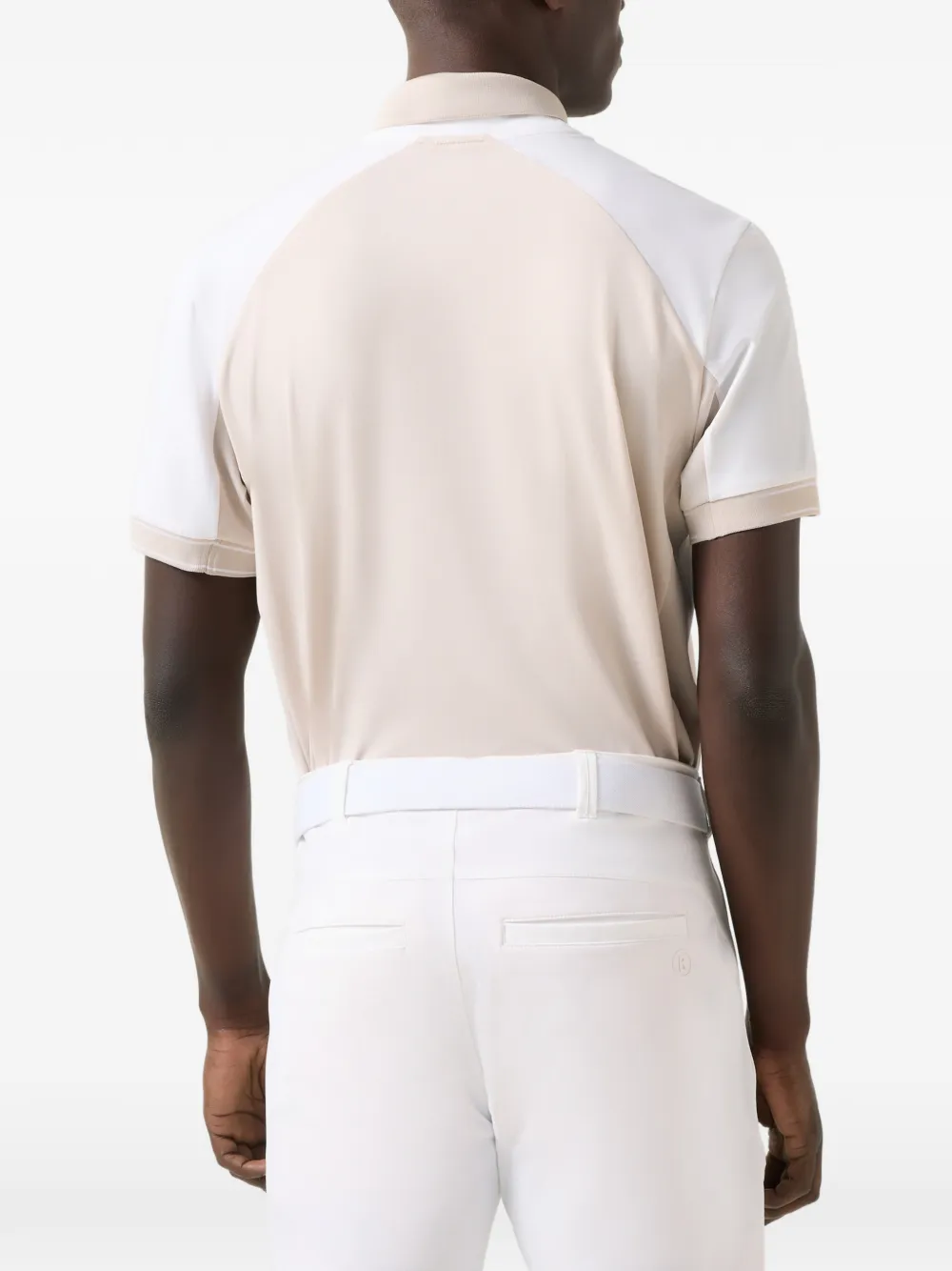BOGNER Fabius zip-up T-shirt Beige