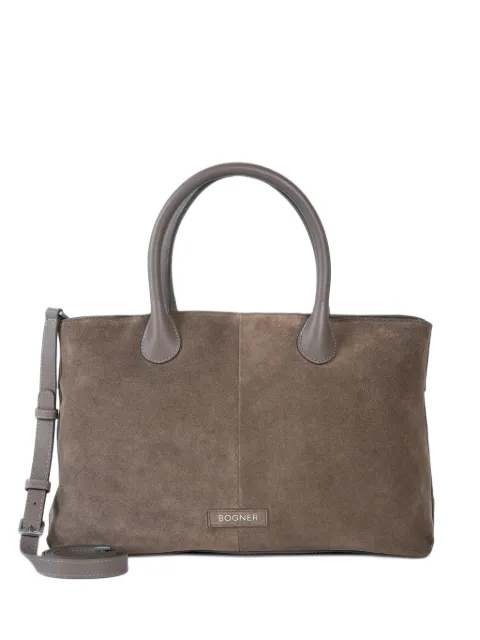 BOGNER Loges Valesca suede tote bag