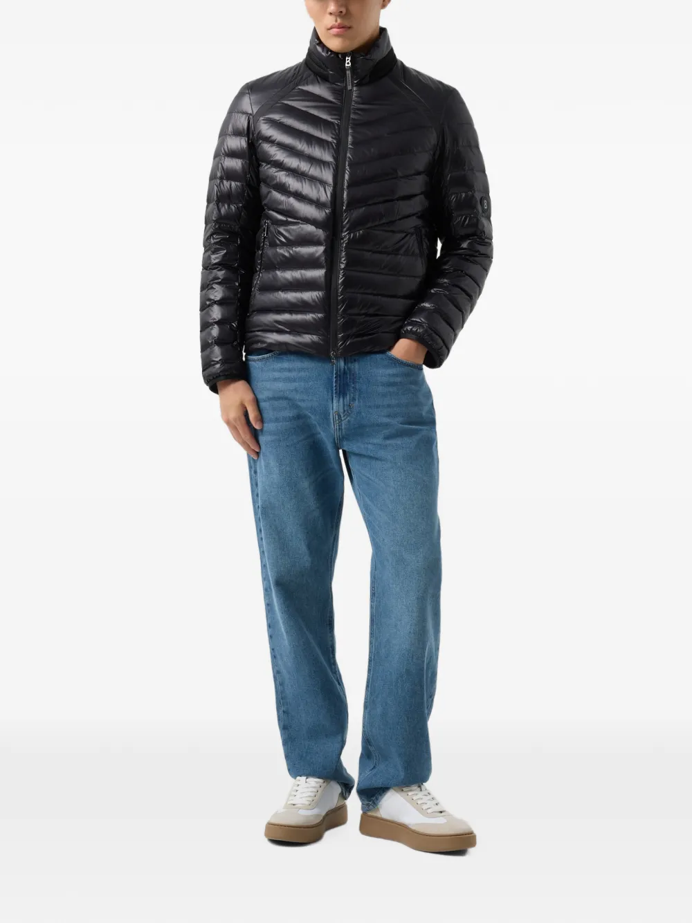 BOGNER Liman lightweight quilted jacket Zwart