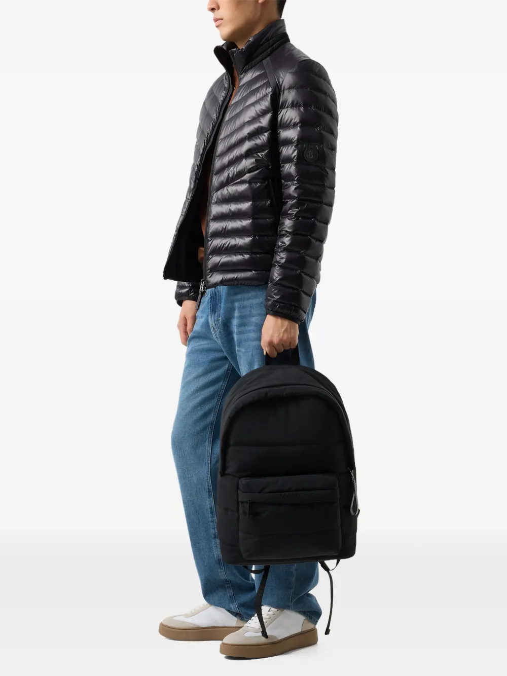 BOGNER Liman lightweight quilted jacket Zwart