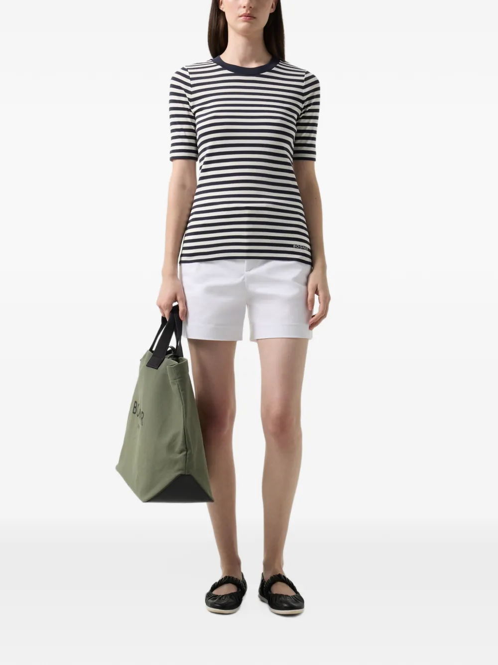 BOGNER Nikini striped T-shirt Blauw