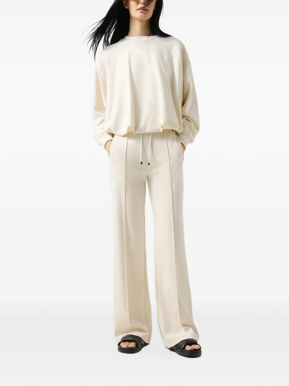 BOGNER Chloe logo-embossed sweater Beige