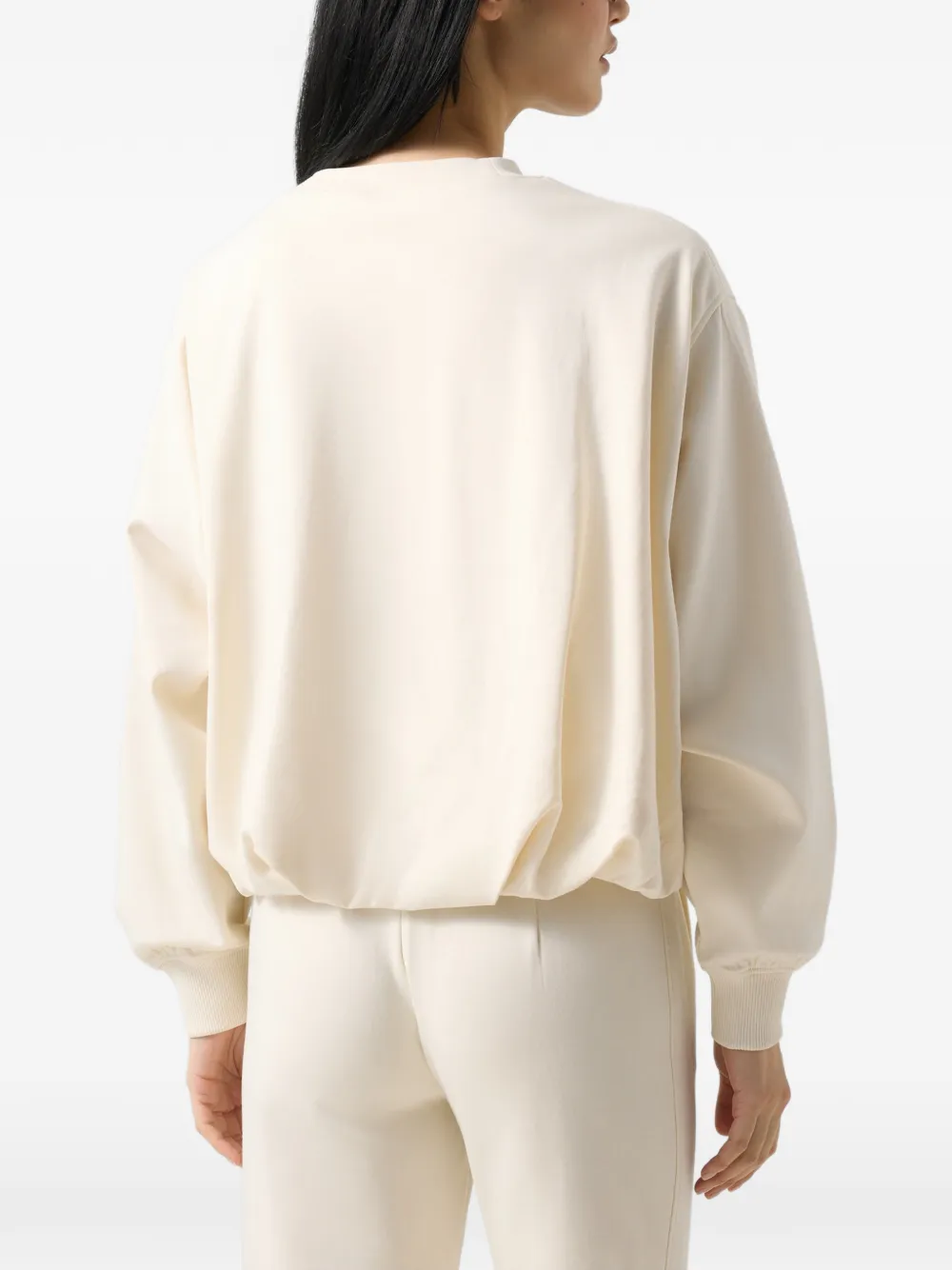 BOGNER Chloe logo-embossed sweater Beige
