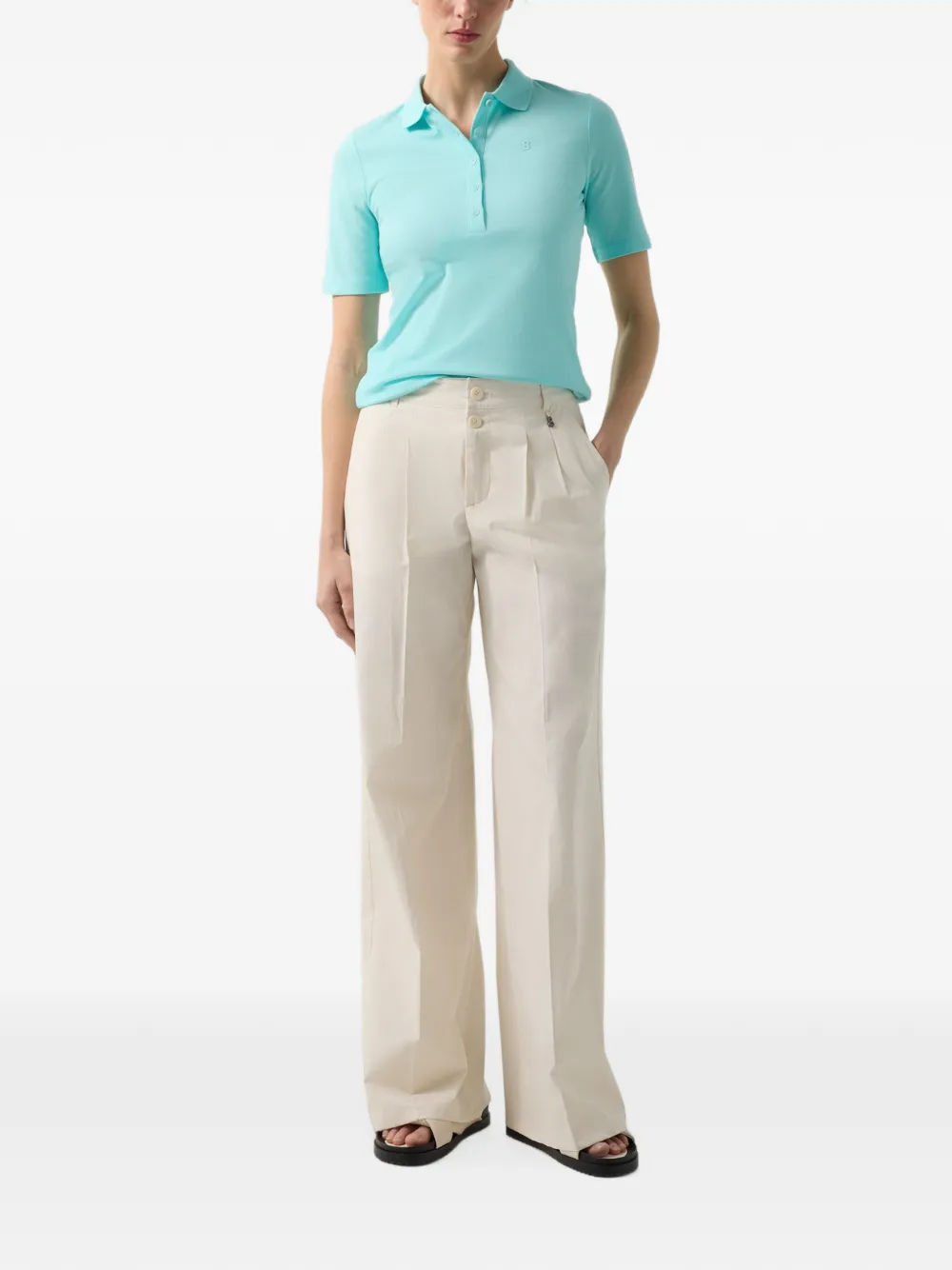 BOGNER Malika piqué polo shirt Blauw