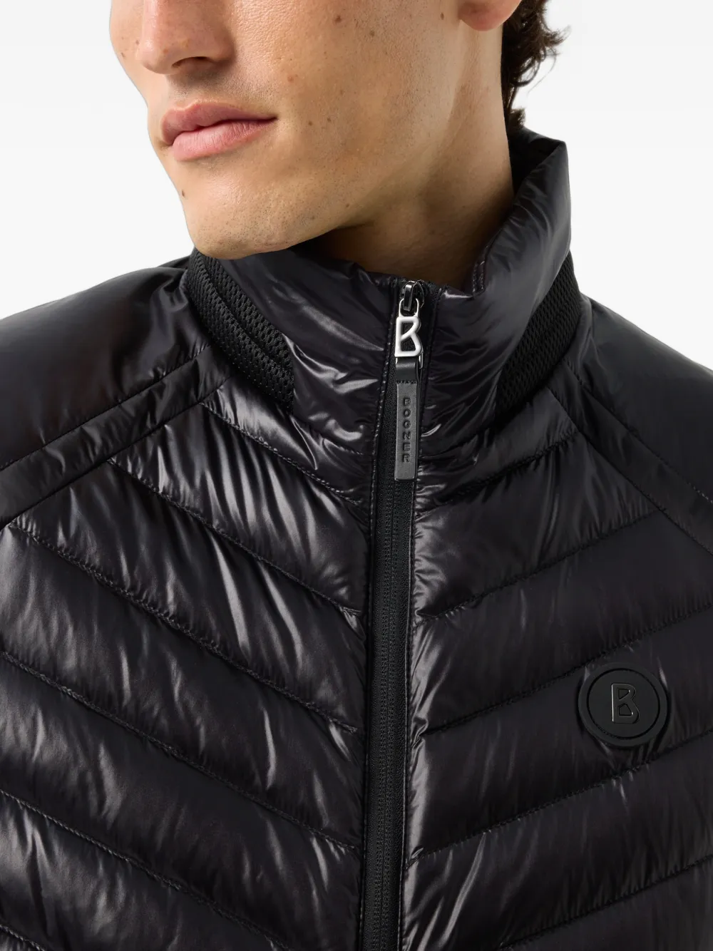BOGNER Lasse quilted down gilet Zwart