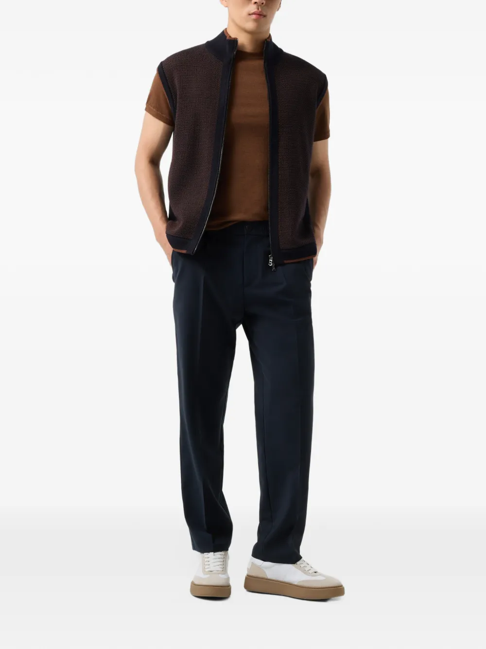 BOGNER Osaka crew-neck sweater Bruin