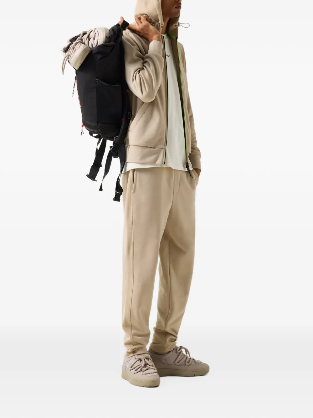 BOGNER FIRE+ICE Pedro drawstring track pants Beige