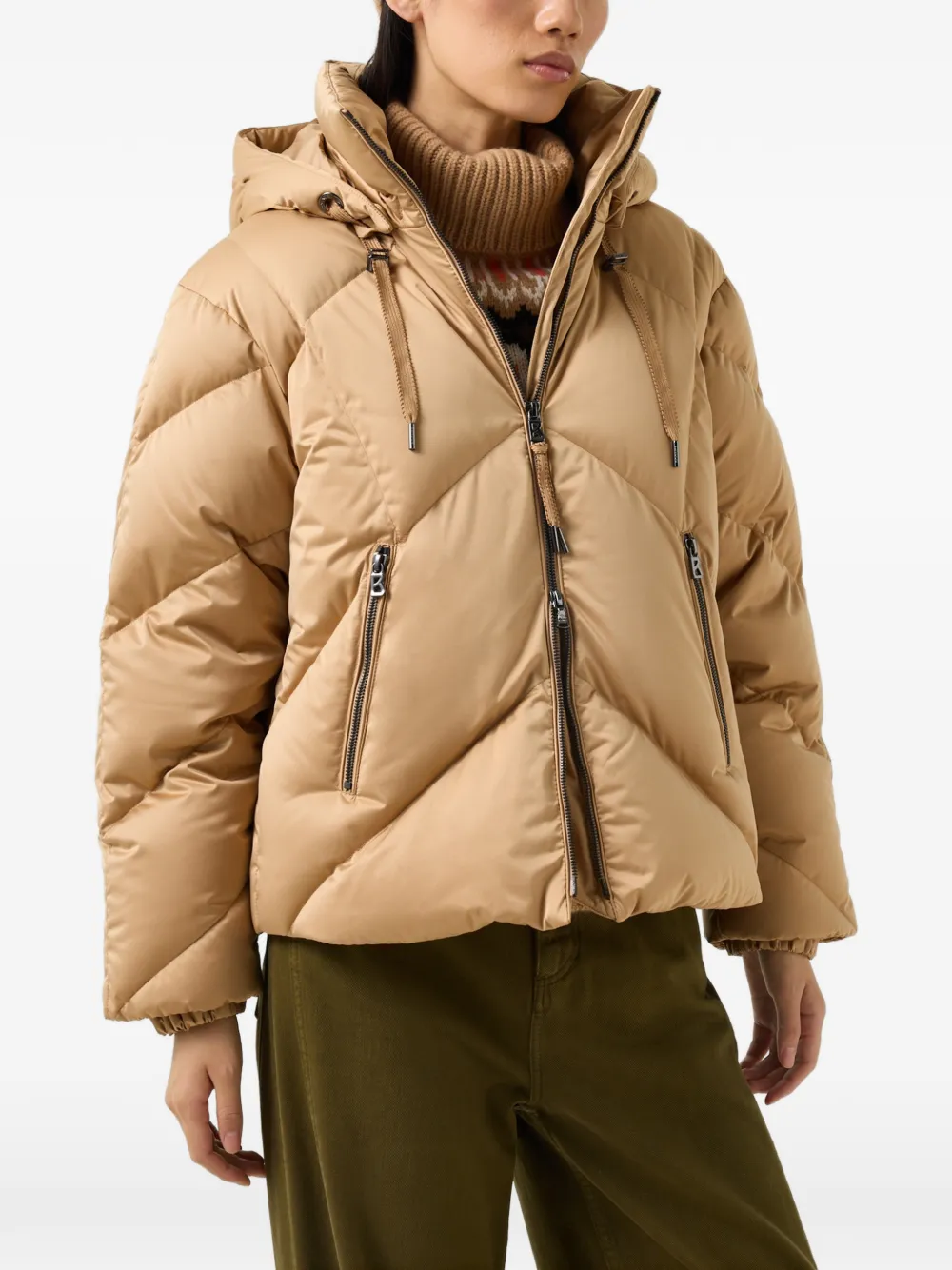 BOGNER Georgia quilted down jacket - Nude
