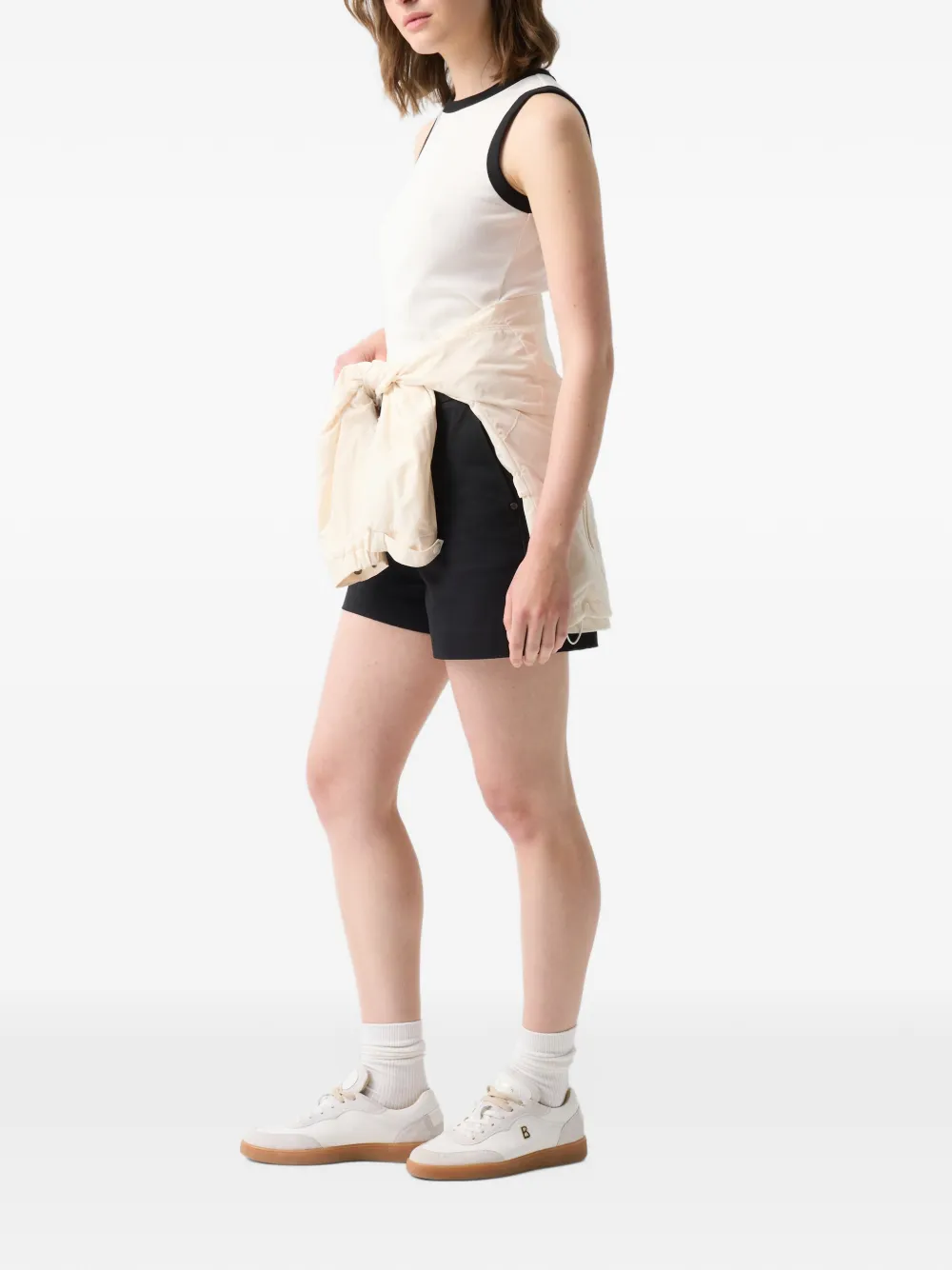 BOGNER Niki logo-stitching tank top Wit