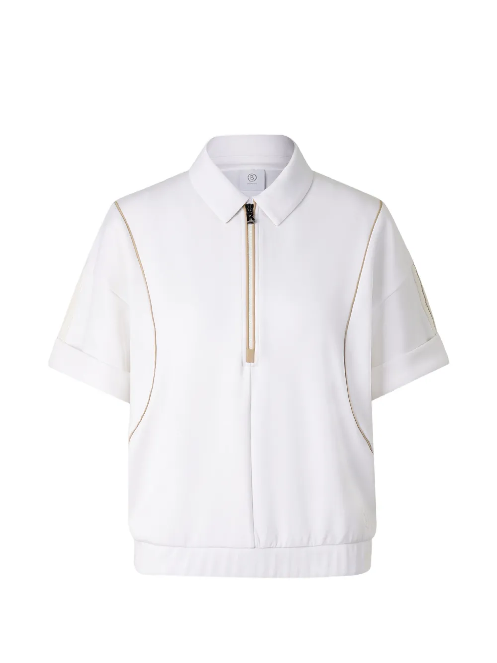 BOGNER Finya polo-collar top Wit