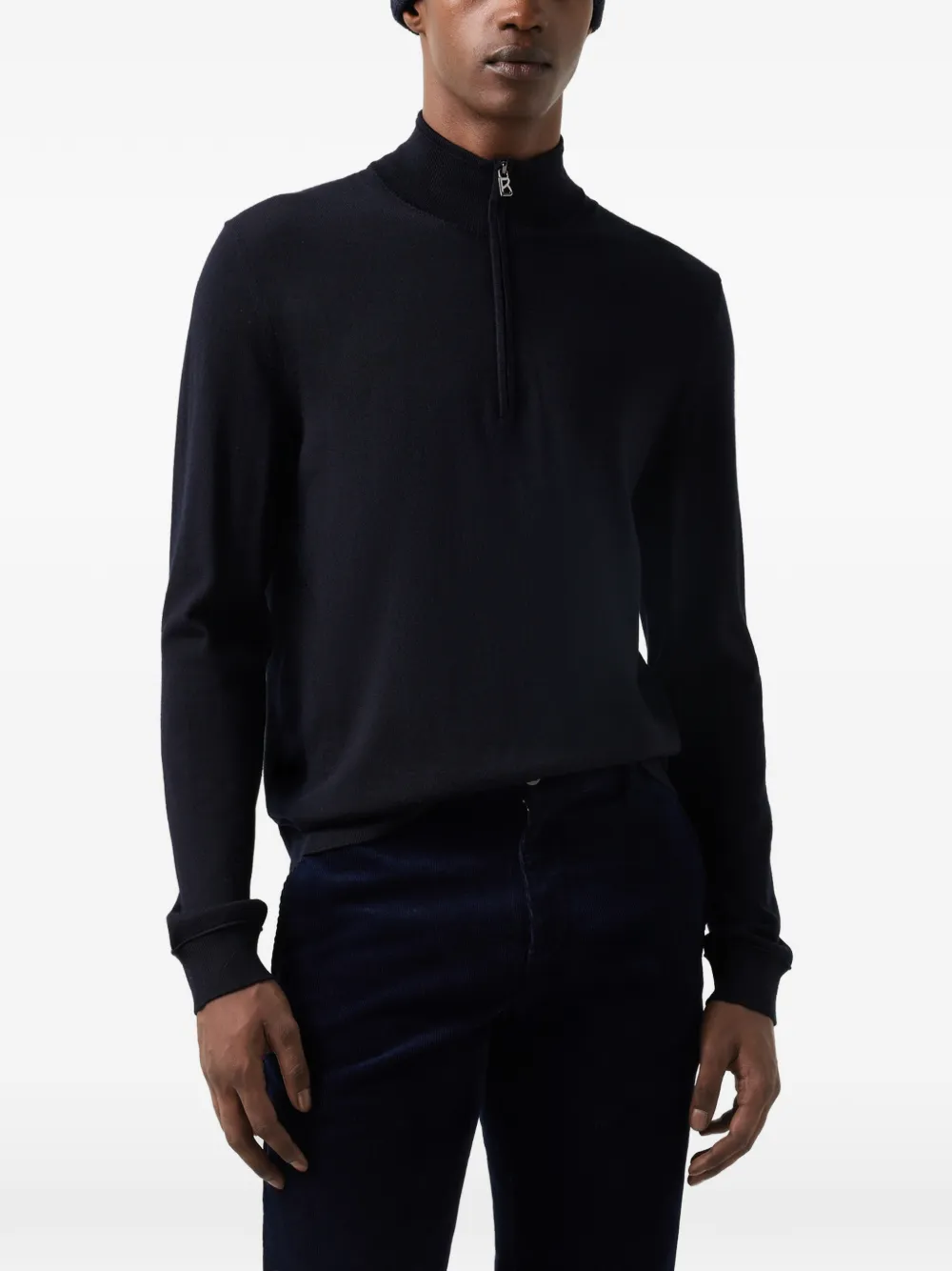 BOGNER Troyer Ouri quarter-zip sweater Blauw