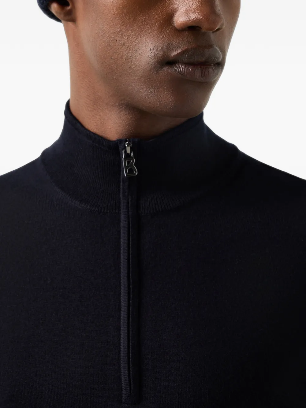 BOGNER Troyer Ouri quarter-zip sweater Blauw