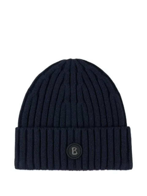 BOGNER Bony ribbed cable-knit beanie hat
