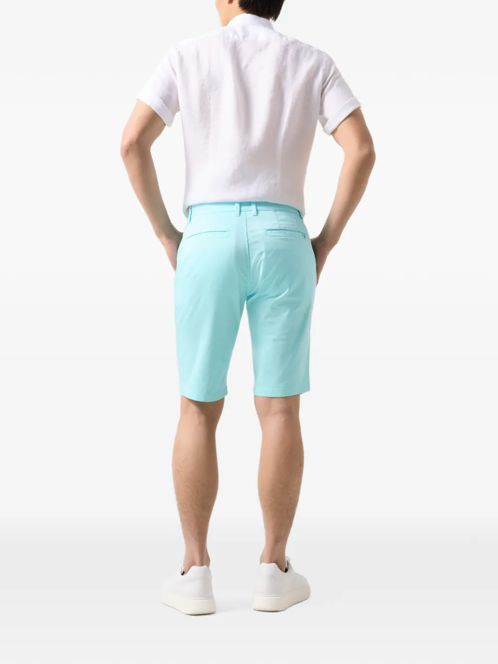 BOGNER Miami cotton chino shorts Blauw