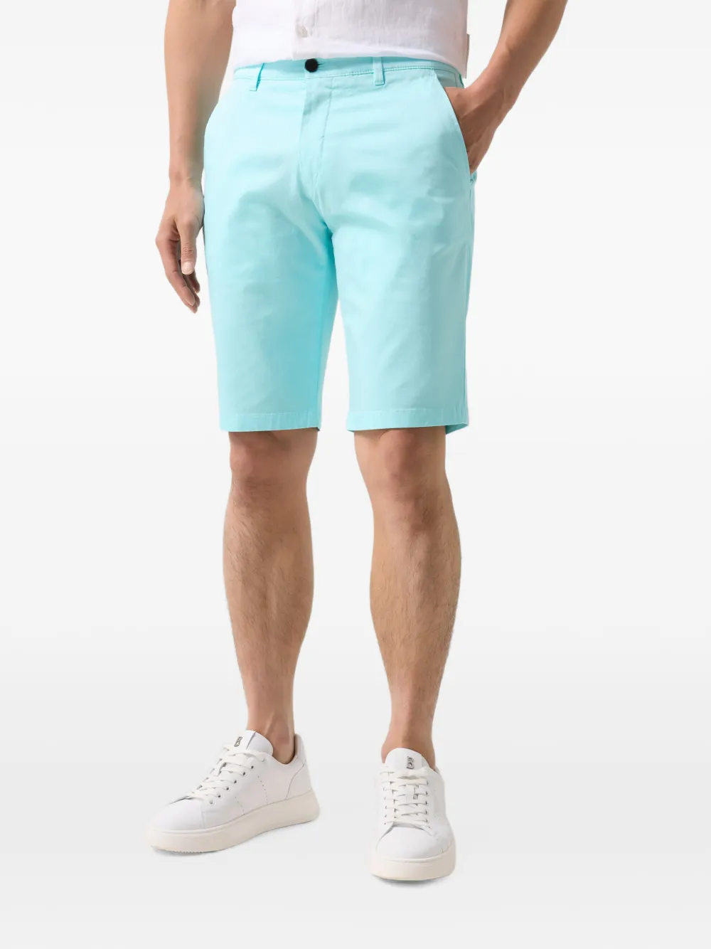 BOGNER Miami cotton chino shorts Blauw