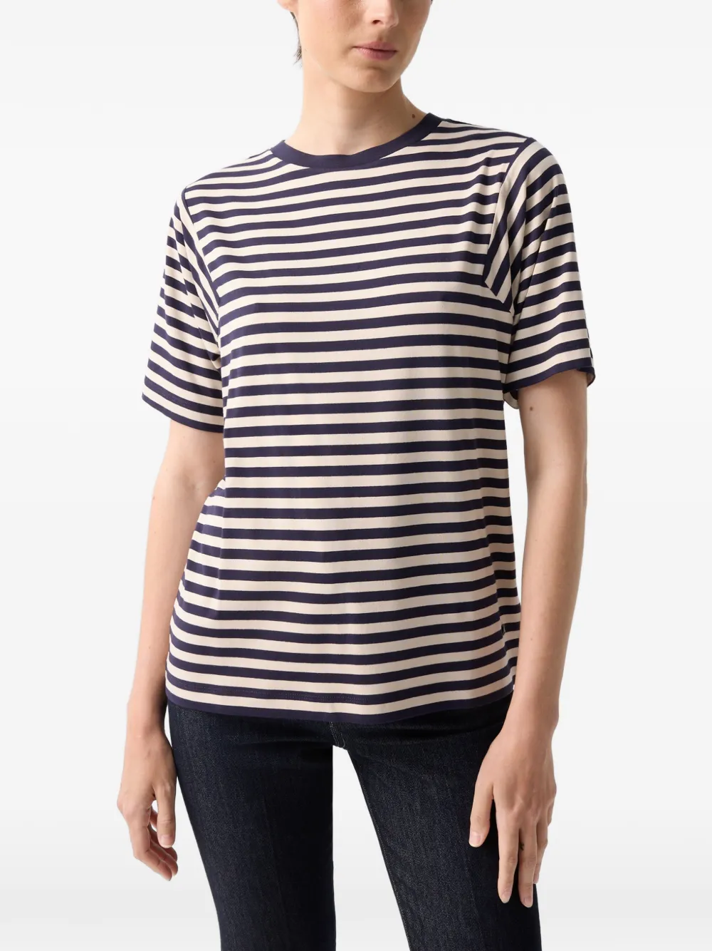 BOGNER Raya striped T-shirt Blauw