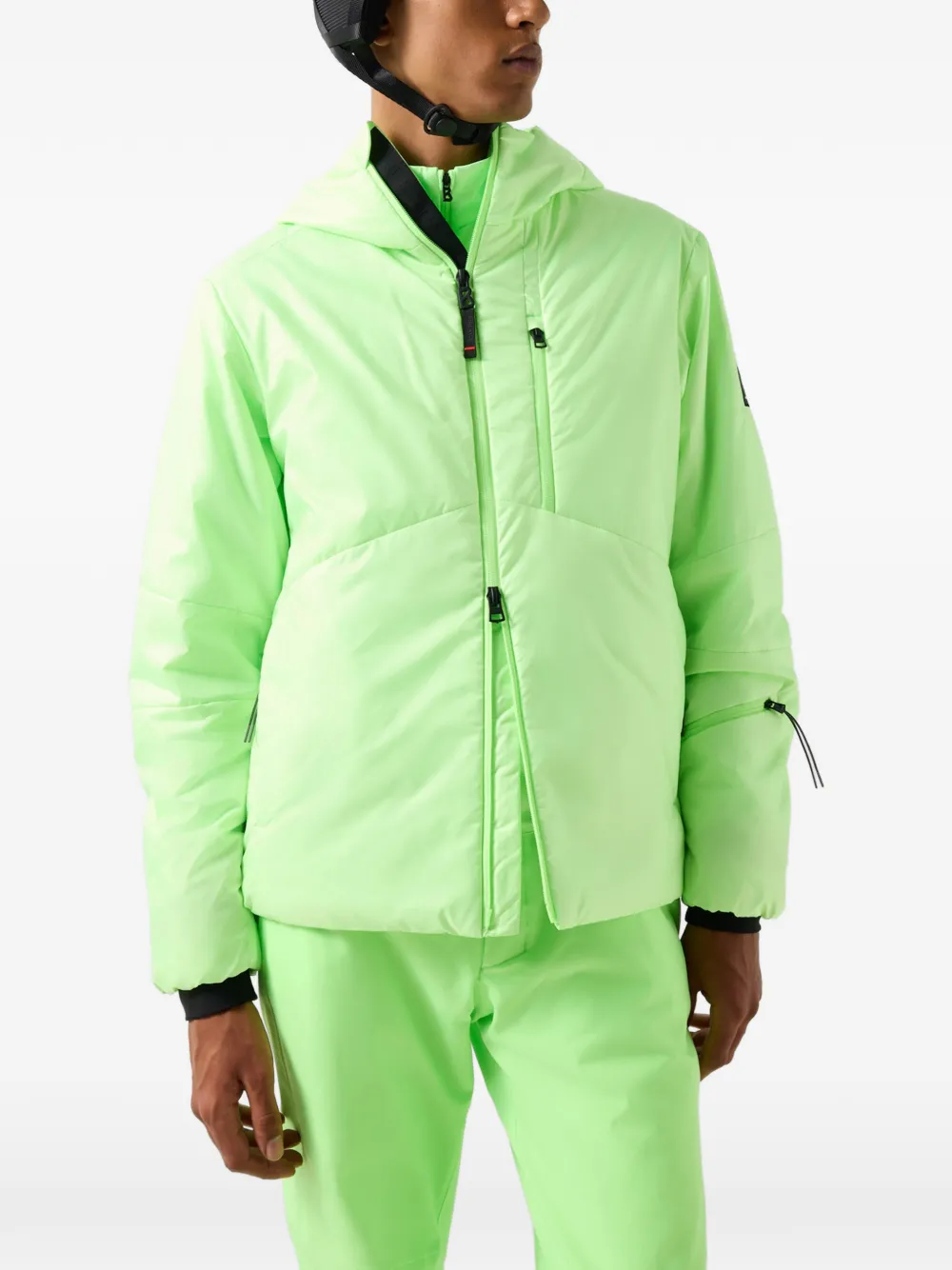 BOGNER FIRE+ICE Yago quilted ski jacket Groen