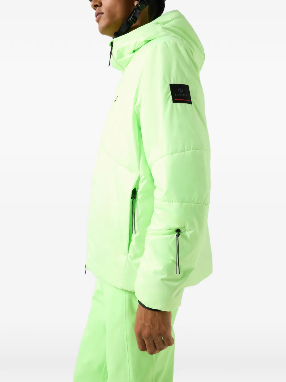 BOGNER FIRE+ICE Yago quilted ski jacket Groen