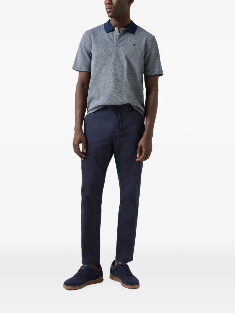BOGNER Riley cotton chinos Blauw