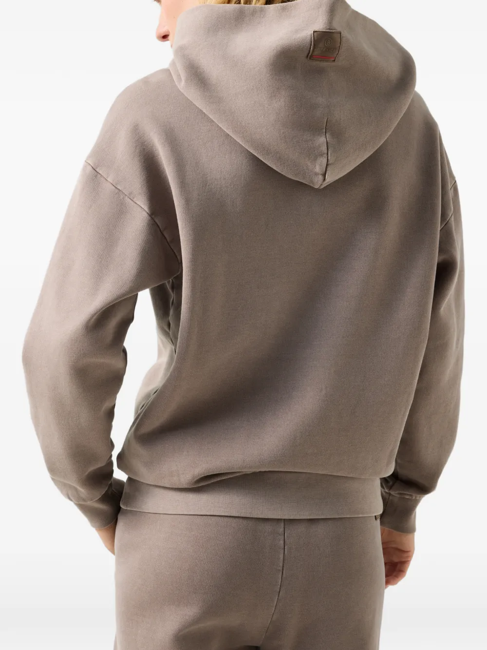 BOGNER FIRE+ICE Sibel logo-print cotton hoodie Beige