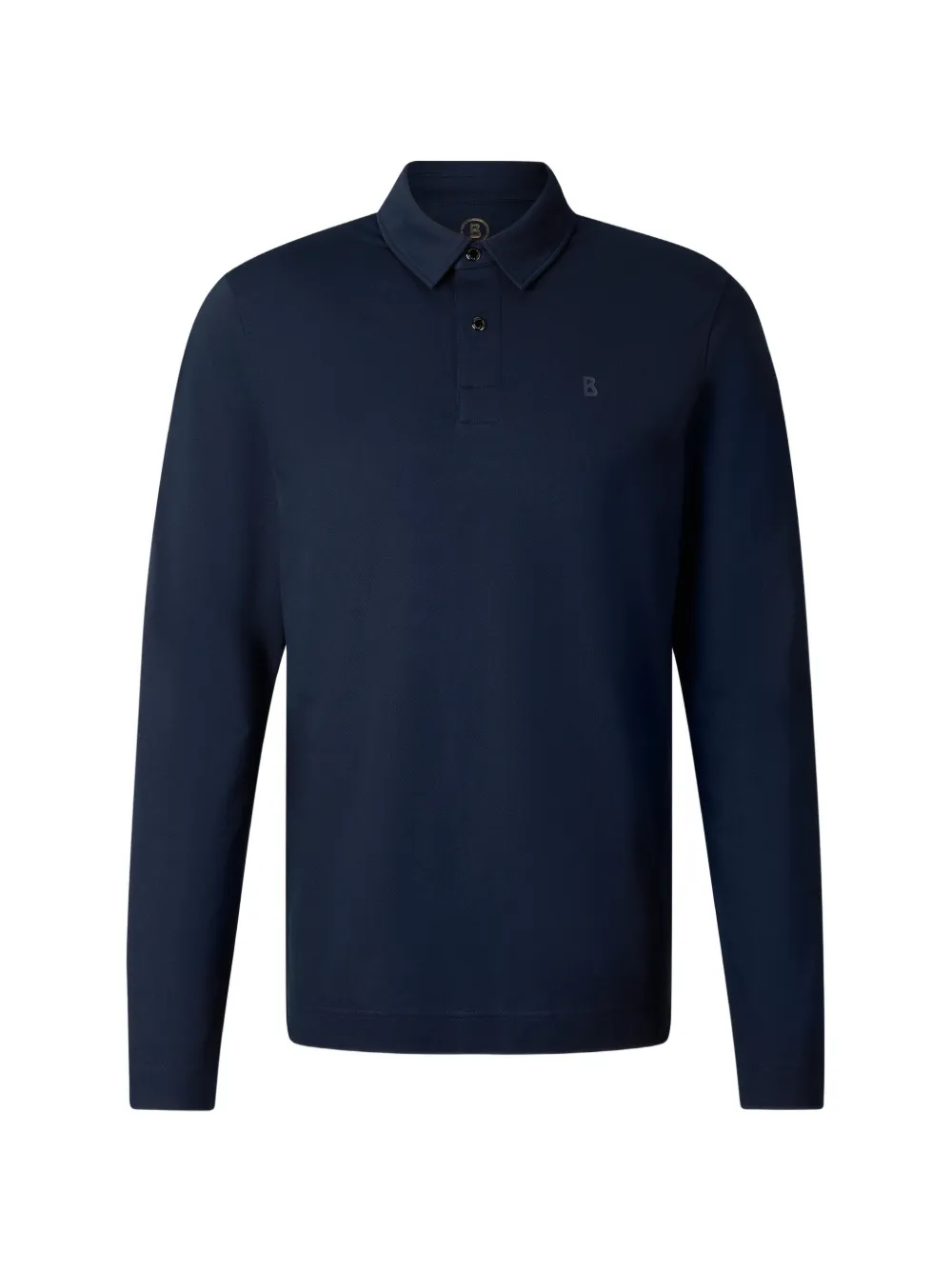 BOGNER Timon long-sleeve polo shirt Blauw