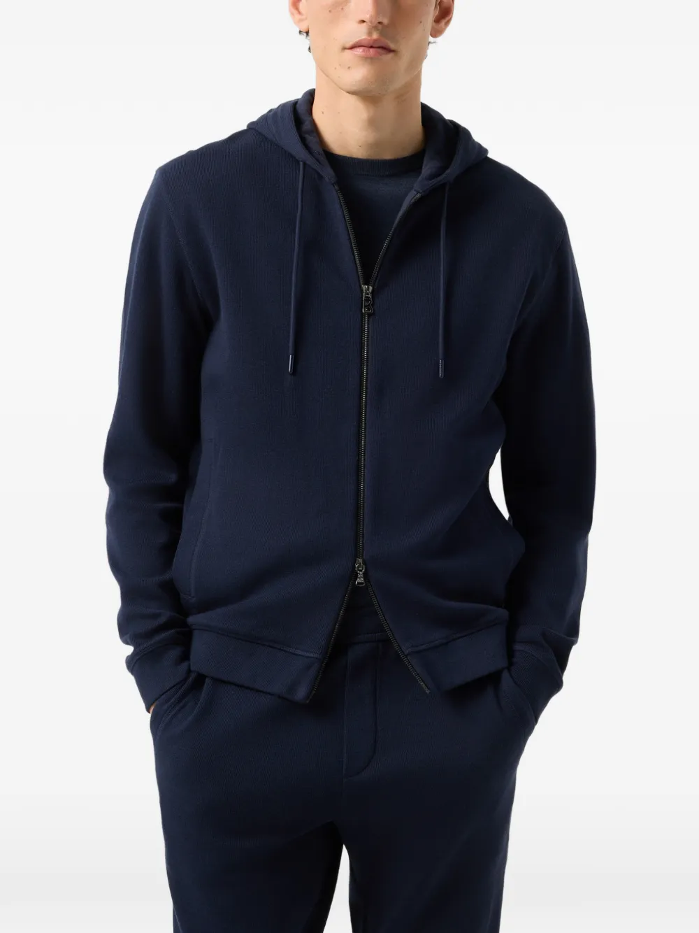 BOGNER Laros zip-up hoodie Blauw