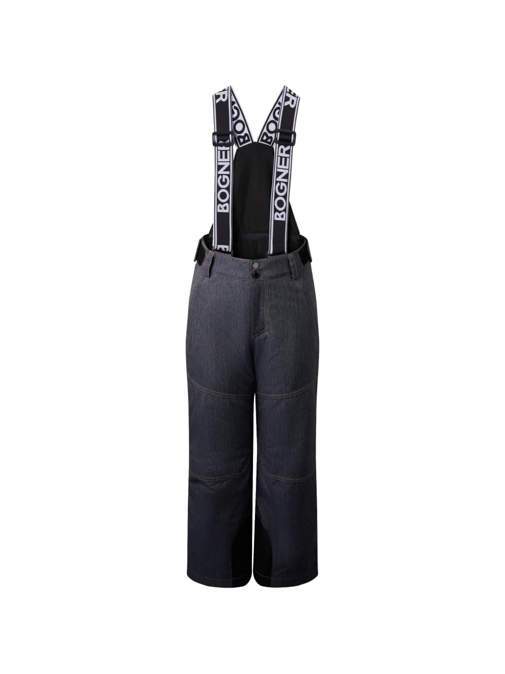 Bogner Kids pantalon de ski Yuki à sangle logo - Bleu Bogner Kids pantalon de ski Yuki à sangle logo - Bleu