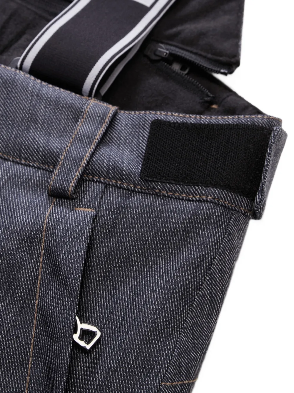 Bogner Kids Yuki logo-strap ski trousers Blauw