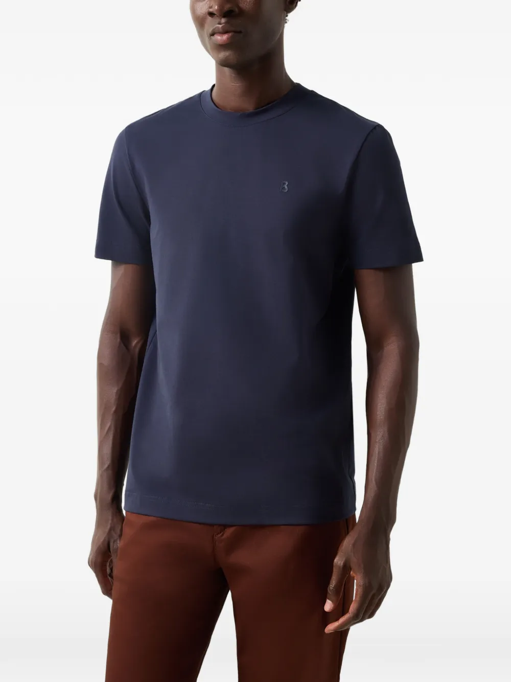 BOGNER Ryan logo-print T-shirt Blauw