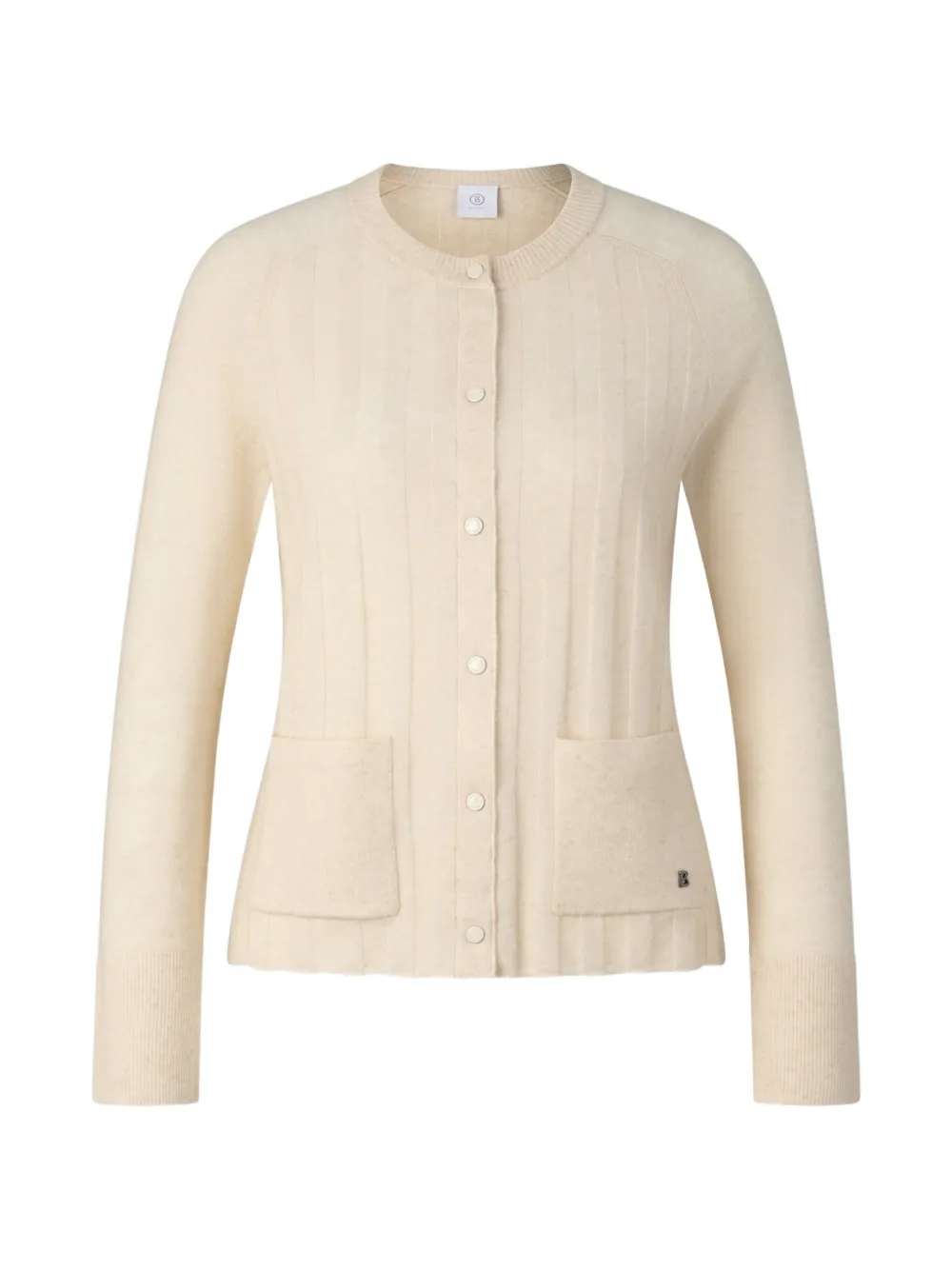 BOGNER Gerippter Tanja Cardigan mit Raglanärmeln - Nude