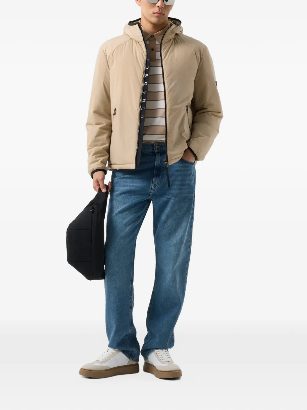 BOGNER Clio hooded jacket Beige