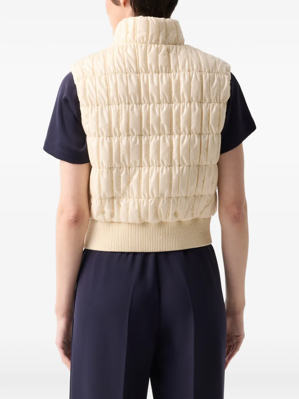 BOGNER Sally quilted gilet Beige