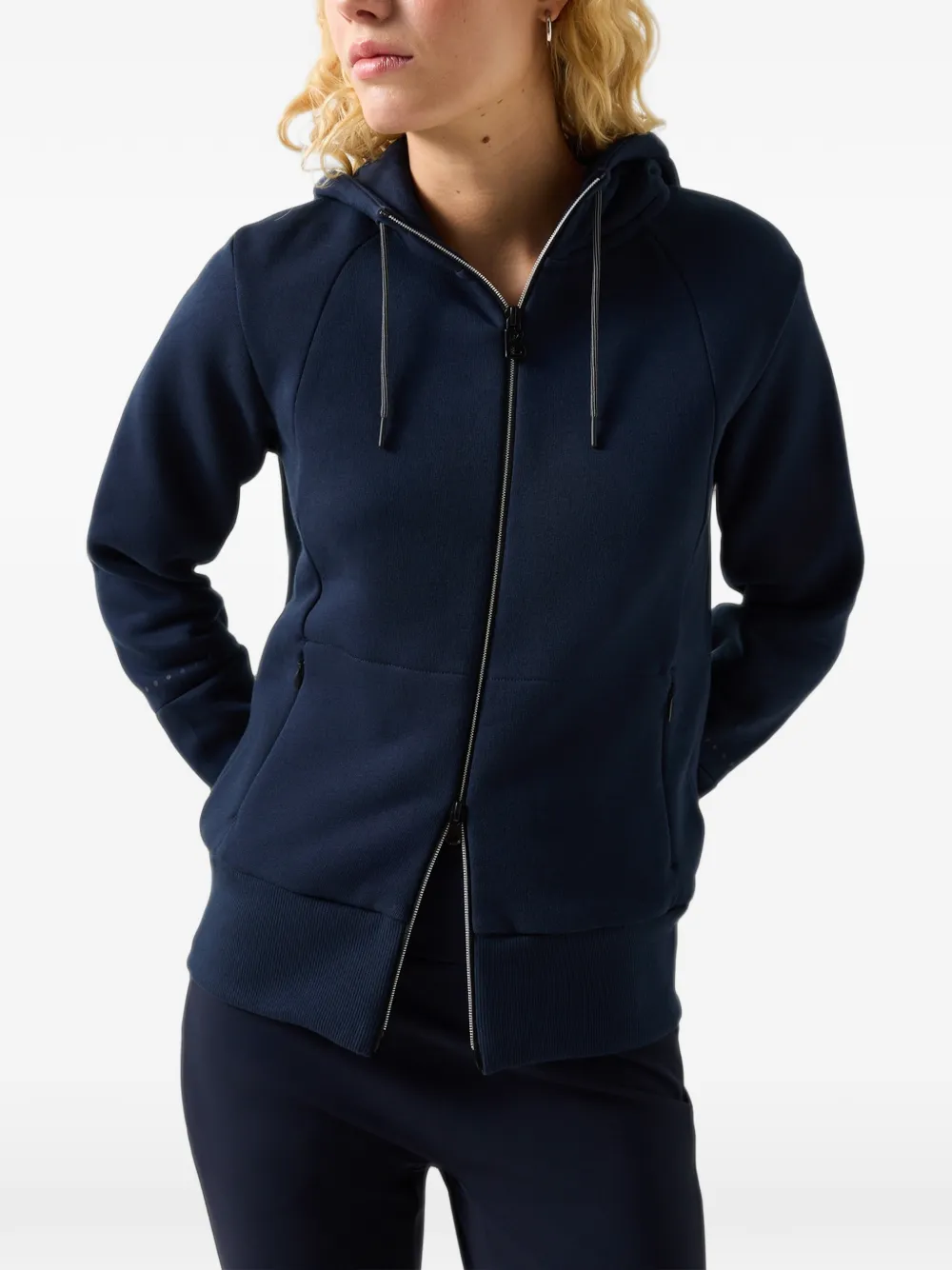 BOGNER FIRE+ICE Nada jack met capuchon en logo-detail Blauw