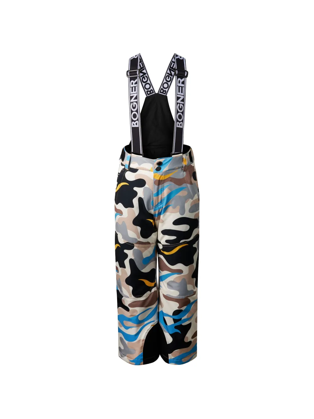 Bogner Kids Yuki camouflage-print ski trousers Beige