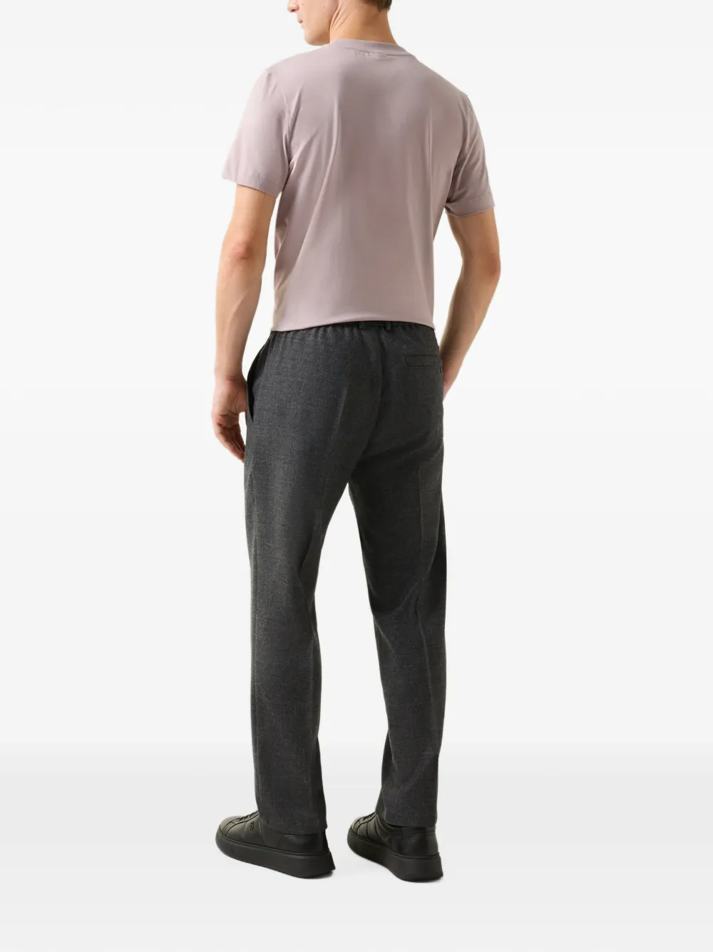BOGNER Marcus pressed-crease trousers Grijs