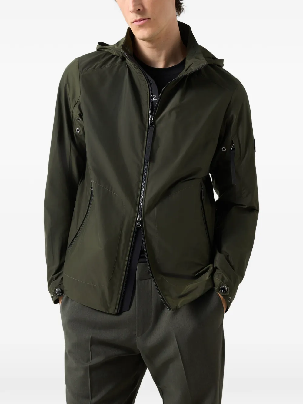 BOGNER Jacob hooded blouson jacket Groen