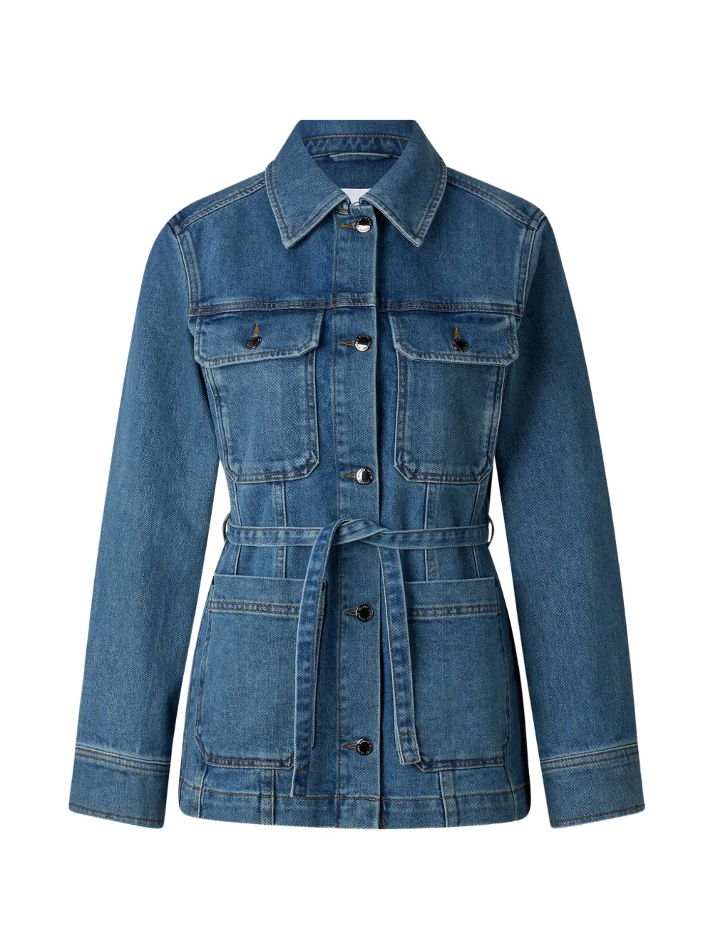 BOGNER Pelin belted denim jacket - Blau