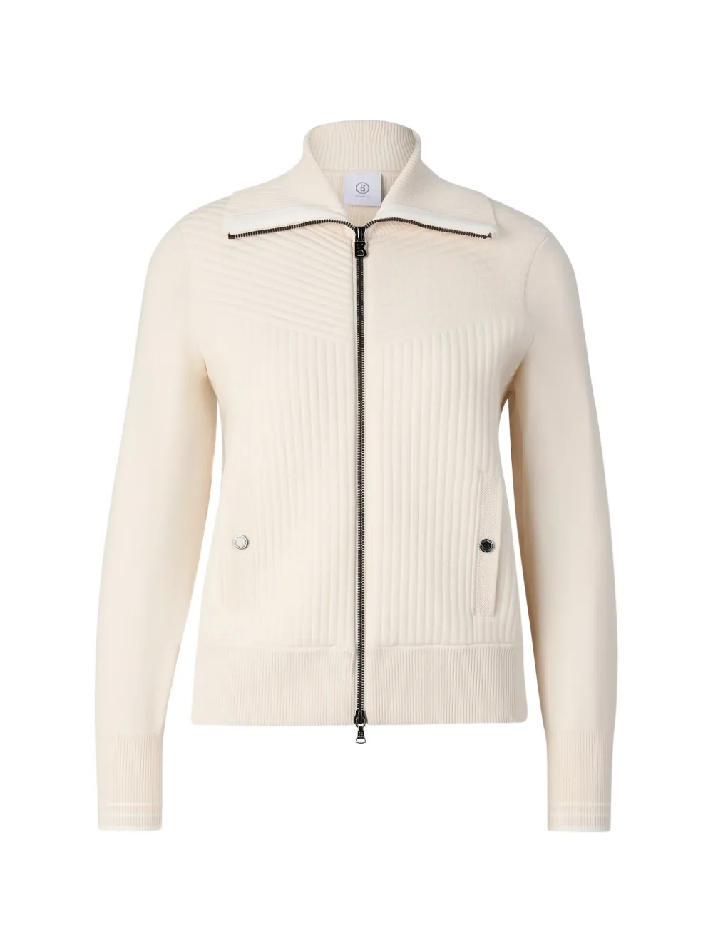 BOGNER Gerippter Jana Cardigan - Weiß