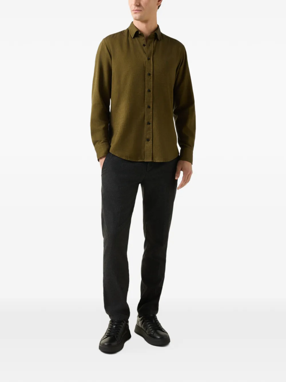 BOGNER Timi flannel shirt Groen