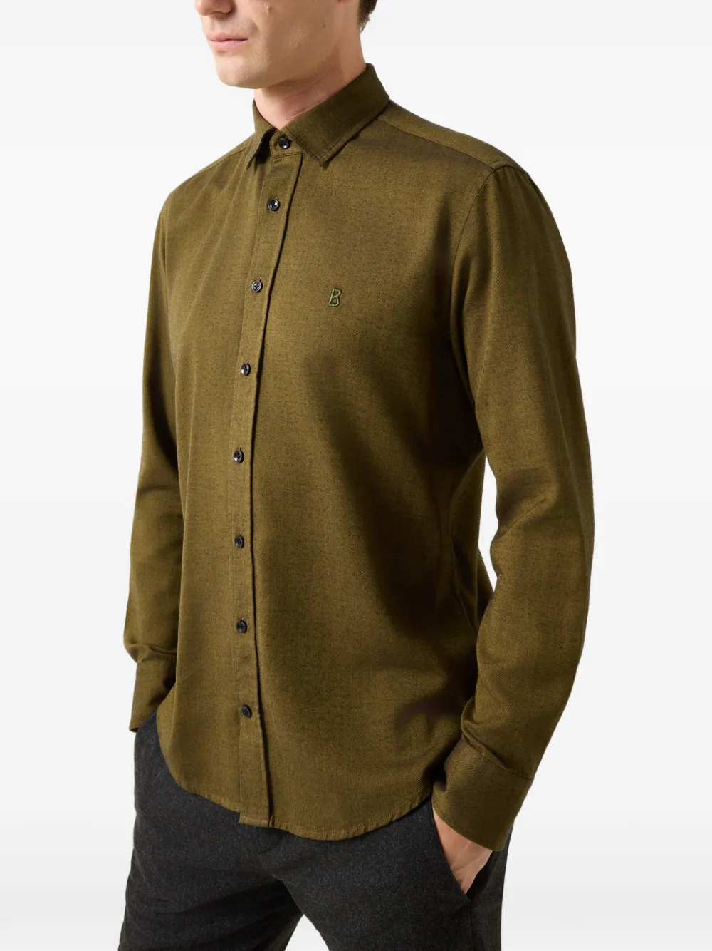 BOGNER Timi flannel shirt Groen