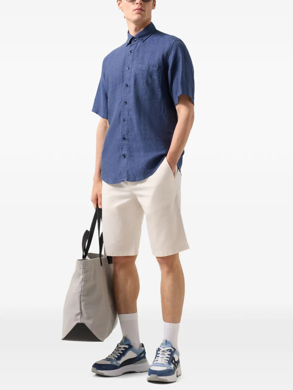 BOGNER Cole drawstring shorts Beige