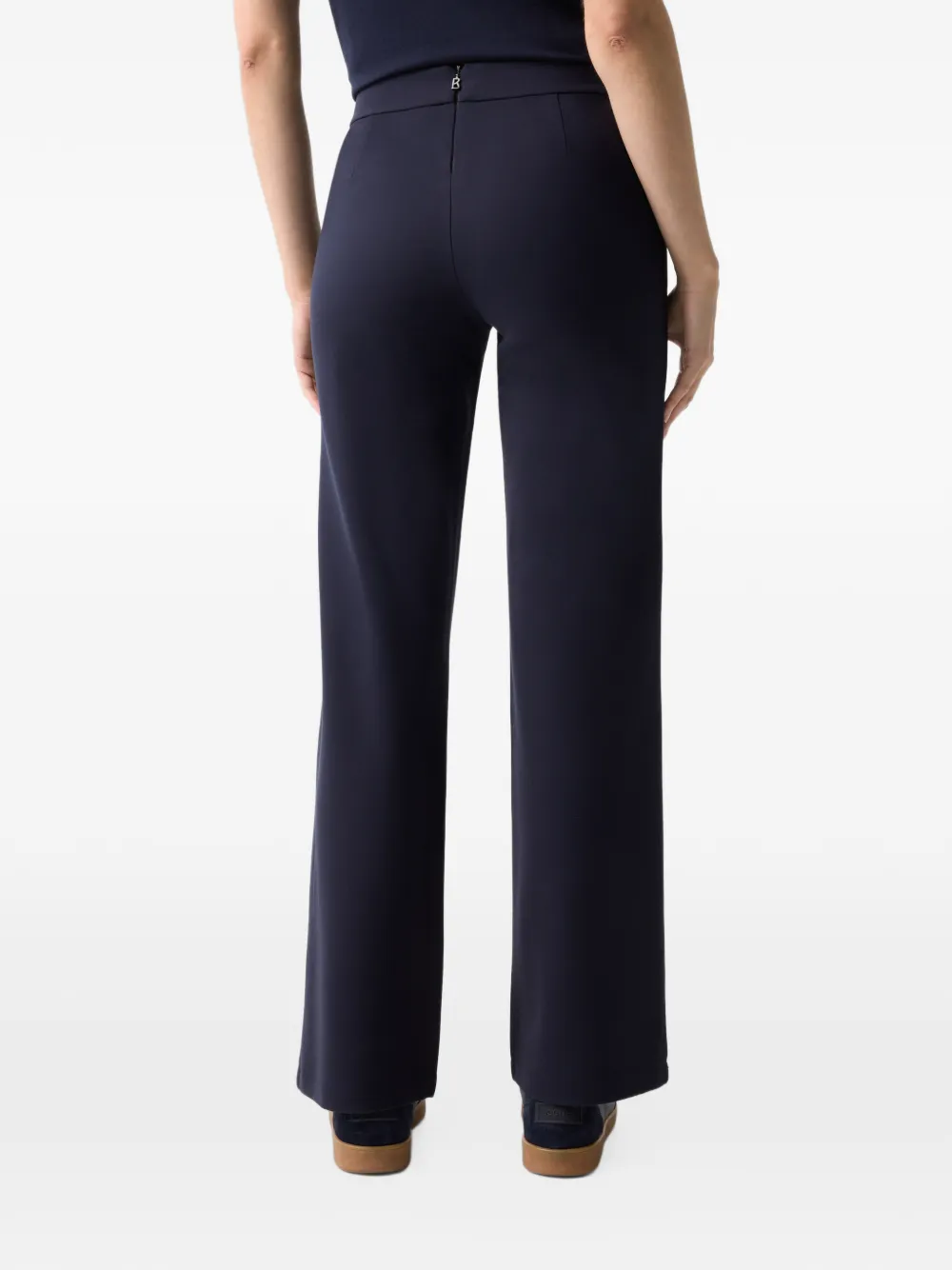 BOGNER Lana lace-trim trousers Blauw