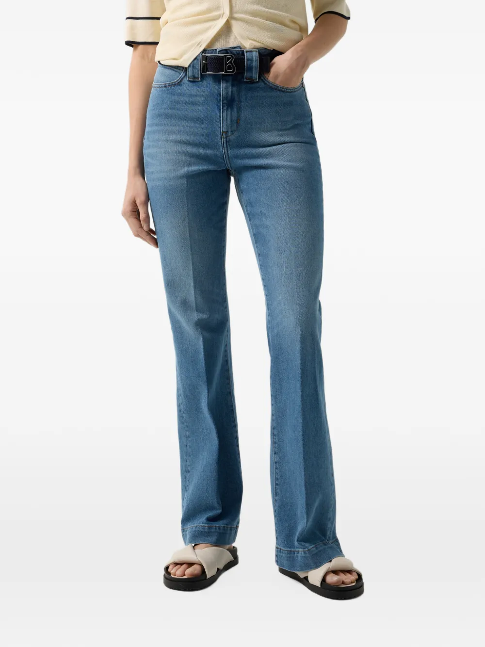 BOGNER Devin flared jeans Blauw