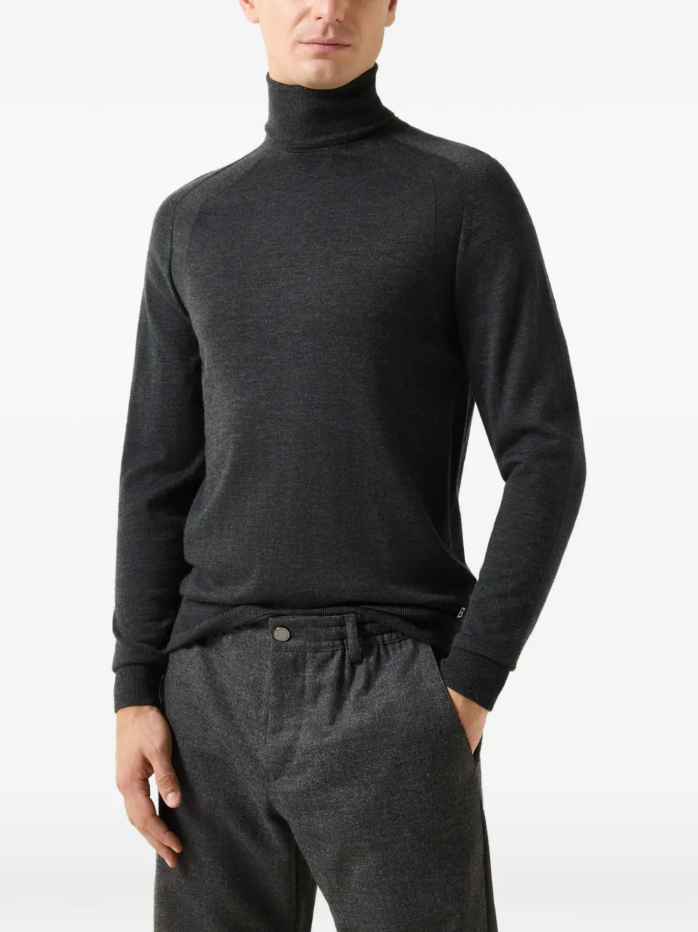 BOGNER Gordon roll-neck sweater Grijs